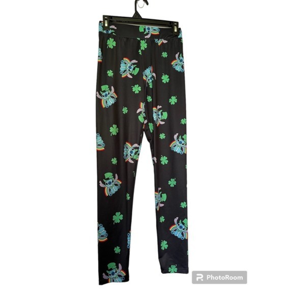 Disney leggings size S women’s black with‎ Stitch